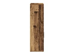 vidaxl Biblioteca*Estante 60x24x85 cm derivados de madeira madeira velha Castanho