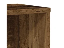 vidaxl Biblioteca*Estante 60x24x85 cm derivados de madeira madeira velha Castanho