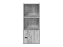 vidaxl Biblioteca*Estante 31x24x77 cm derivados de madeira sonoma Cinzento