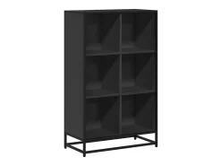 vidaxl Biblioteca*Estante 65,5x33x107,5 cm derivados de madeira Preto