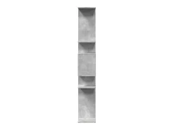 vidaxl Biblioteca*Estante 92x29x188 cm derivados de madeira cimento Cinzento