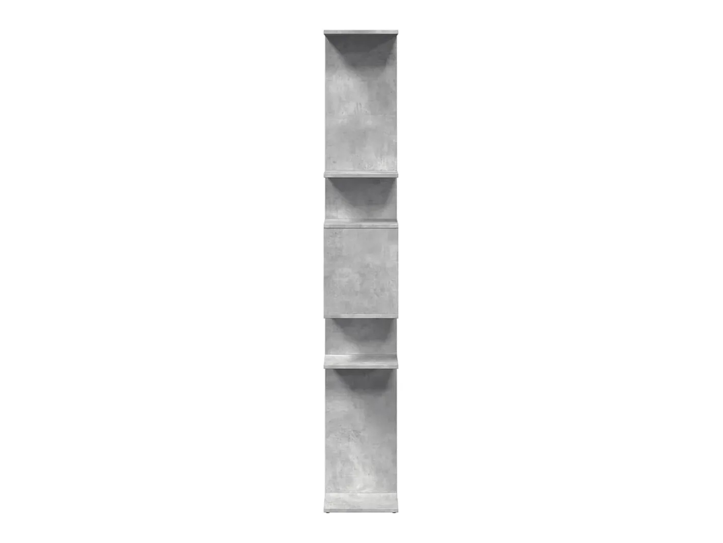 vidaxl Biblioteca*Estante 92x29x188 cm derivados de madeira cimento Cinzento