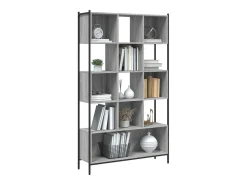 vidaxl Vitrina*Estante 102x28x172 cm derivados de madeira sonoma Cinzento