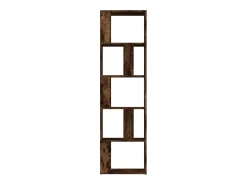 Biblioteca*Estante 45x24x160 cm derivados de madeira carvalho fumado PT464032 Castanho