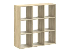 Best Estante 102x32x102 cm derivados de madeira carvalho sonoma PT441505 Biblioteca