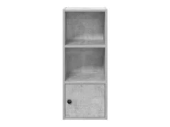 vidaxl Biblioteca*Estante 31x24x77 cm derivados de madeira cimento Cinzento