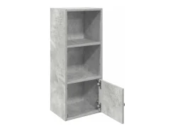 vidaxl Biblioteca*Estante 31x24x77 cm derivados de madeira cimento Cinzento