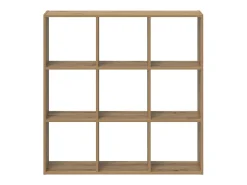 vidaxl Vitrina*Estante 102x32x102 cm derivados de madeira carvalho artisiano Castanho