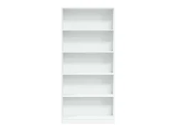 vidaxl Biblioteca*Estante 80x24x176 cm derivados de madeira Branco