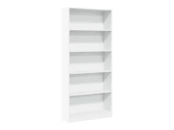 vidaxl Biblioteca*Estante 80x24x176 cm derivados de madeira Branco