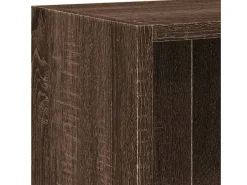 vidaxl Vitrina*Estante 60x24x76 cm derivados de madeira carvalho Castanho