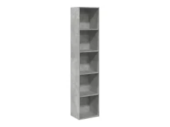 vidaxl Biblioteca*Estante 40x30x189 cm derivados de madeira cimento Cinzento