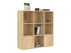 vidaxl Vitrina*Estante 98x30x98 cm derivados de madeira carvalho sonoma Natural claro
