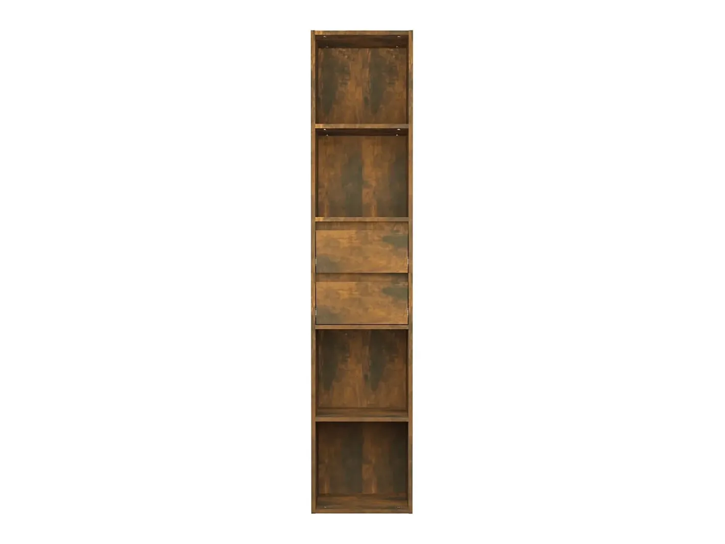Biblioteca*Estante 36x30x171 cm derivados de madeira carvalho fumado PT964896 Castanho
