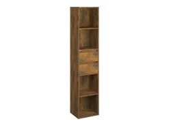 Biblioteca*Estante 36x30x171 cm derivados de madeira carvalho fumado PT964896 Castanho