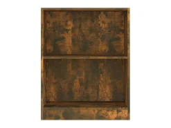 Best Estante 60x24x76 cm derivados de madeira carvalho fumado PT313453 Biblioteca