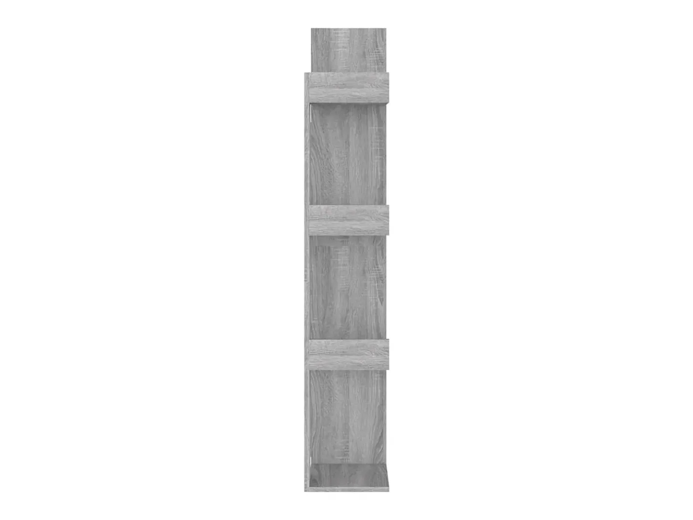 vidaxl Prateleira*Estante 48x25,5x140 cm derivados de madeira sonoma Cinzento