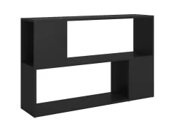 Biblioteca*Estante 100x24x63 cm derivados de madeira PT740643 Preto