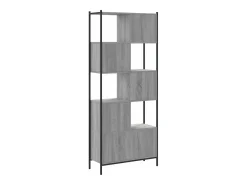 vidaxl Vitrina*Estante 72x28x172 cm derivados de madeira sonoma Cinzento