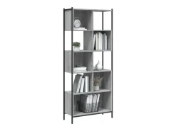 vidaxl Vitrina*Estante 72x28x172 cm derivados de madeira sonoma Cinzento