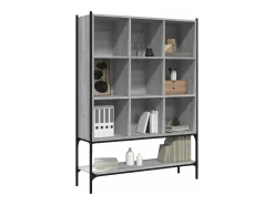 Biblioteca*Estante 102x30x141,5 cm derivados de madeira sonoma PT357247 Cinzento