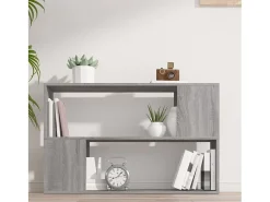 Biblioteca*Estante 100x24x63 cm derivados de madeira sonoma PT276649 Cinzento