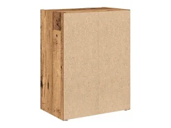 vidaxl Biblioteca*Estante 40x24x52 cm derivados de madeira madeira velha Castanho