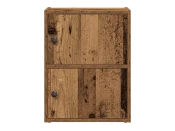 vidaxl Biblioteca*Estante 40x24x52 cm derivados de madeira madeira velha Castanho