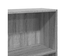 vidaxl Biblioteca*Estante 80x24x176 cm derivados de madeira sonoma Cinzento