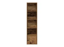 vidaxl Biblioteca*Estante 31x24x127 cm derivados de madeira madeira velha Castanho