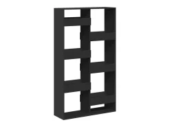 vidaxl Biblioteca*Estante 100x33x175 cm derivados de madeira Preto