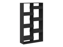 vidaxl Biblioteca*Estante 100x33x175 cm derivados de madeira Preto