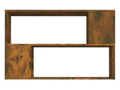 Biblioteca*Estante 100x24x63 cm derivados de madeira carvalho fumado PT171533 Castanho