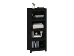 Biblioteca*Estante 50x35x125,5 cm madeira de pinho maciça PT204601 Preto