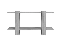 Best Estante 100x30x51 cm madeira processada cor sonoma cinza PT797983 Biblioteca