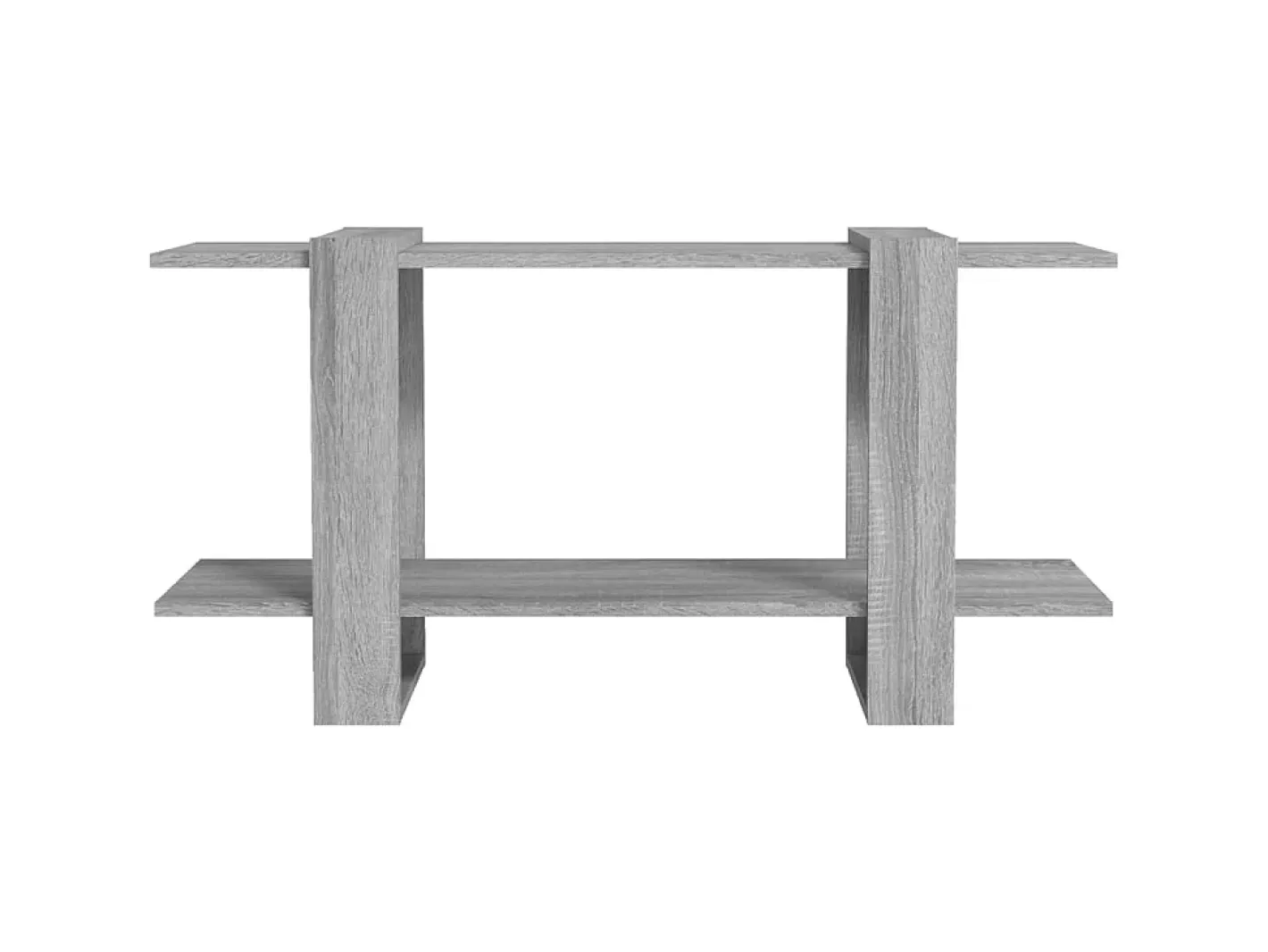 Best Estante 100x30x51 cm madeira processada cor sonoma cinza PT797983 Biblioteca