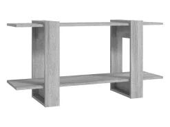 Best Estante 100x30x51 cm madeira processada cor sonoma cinza PT797983 Biblioteca