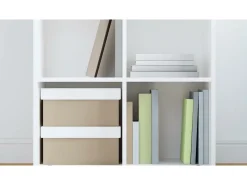 vidaxl Vitrina*Estante/aparador 66x30x130 cm derivados de madeira Branco