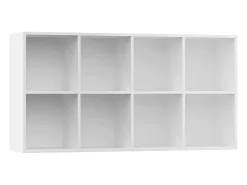 vidaxl Vitrina*Estante/aparador 66x30x130 cm derivados de madeira Branco