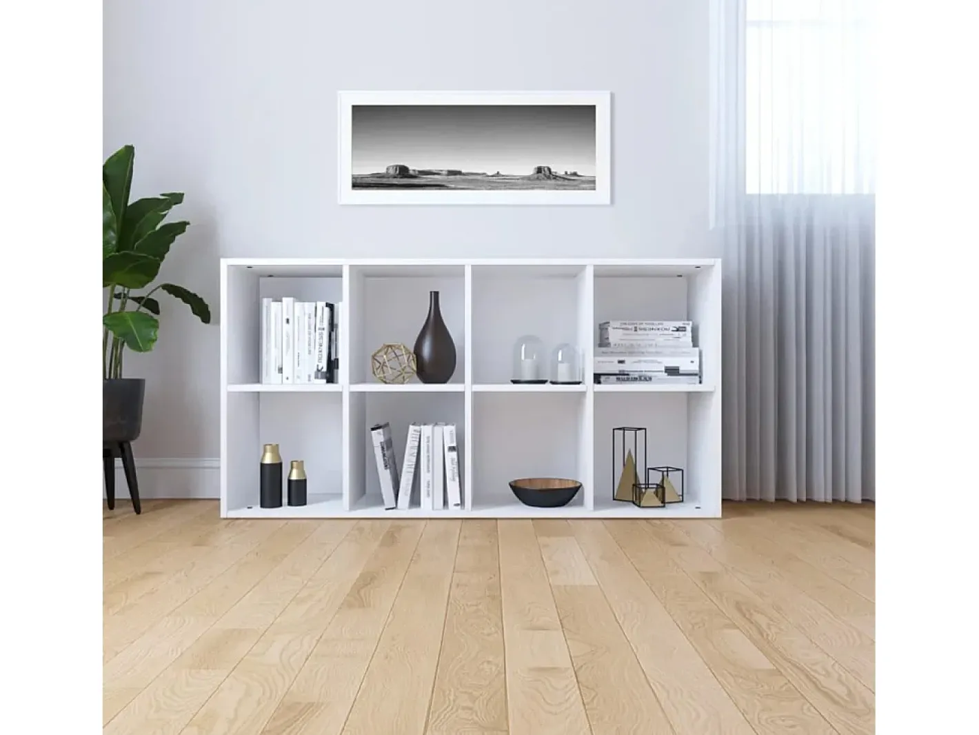 vidaxl Vitrina*Estante/aparador 66x30x130 cm derivados de madeira Branco