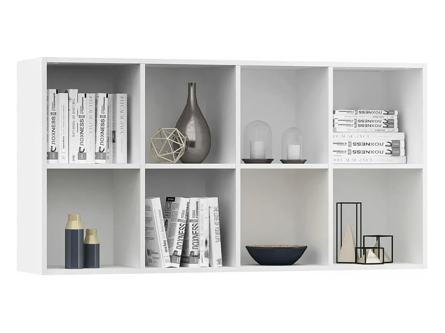 vidaxl Vitrina*Estante/aparador 66x30x130 cm derivados de madeira Branco