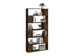 Best Estante/divisória 100x24x188 cm carvalho fumado PT760095 Biblioteca