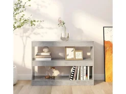 vidaxl Prateleira*Estante/divisória 100x30x72 cm cor cimento Cinzento