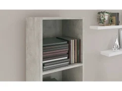 vidaxl Vitrina*Estante/móvel de TV derivados de madeira cimento Cinzento