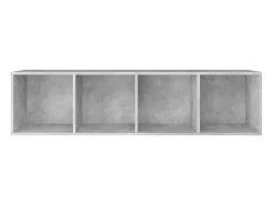 vidaxl Vitrina*Estante/móvel de TV derivados de madeira cimento Cinzento