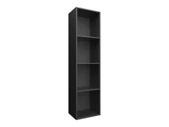 vidaxl Vitrina*Estante/móvel de TV 36x30x143 cm derivados de madeira Preto
