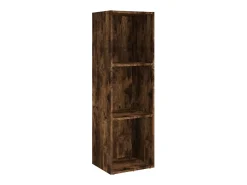 Clearance Estante/Móvel TV 36x30x114cm derivados madeira carvalho fumado Vitrina