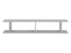 vidaxl Prateleira*Estantes de parede 2 pcs 105x18x20cm contrapl. cimento Cinzento
