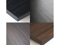 Clearance Estantes de prateleiras , 162x67x31cm, Sala de jantar, Carvalho escuro e Preto Prateleira