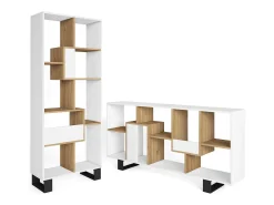 Clearance Estantes de prateleiras , 174x67x31, Design industrial, e Carvalho Prateleira